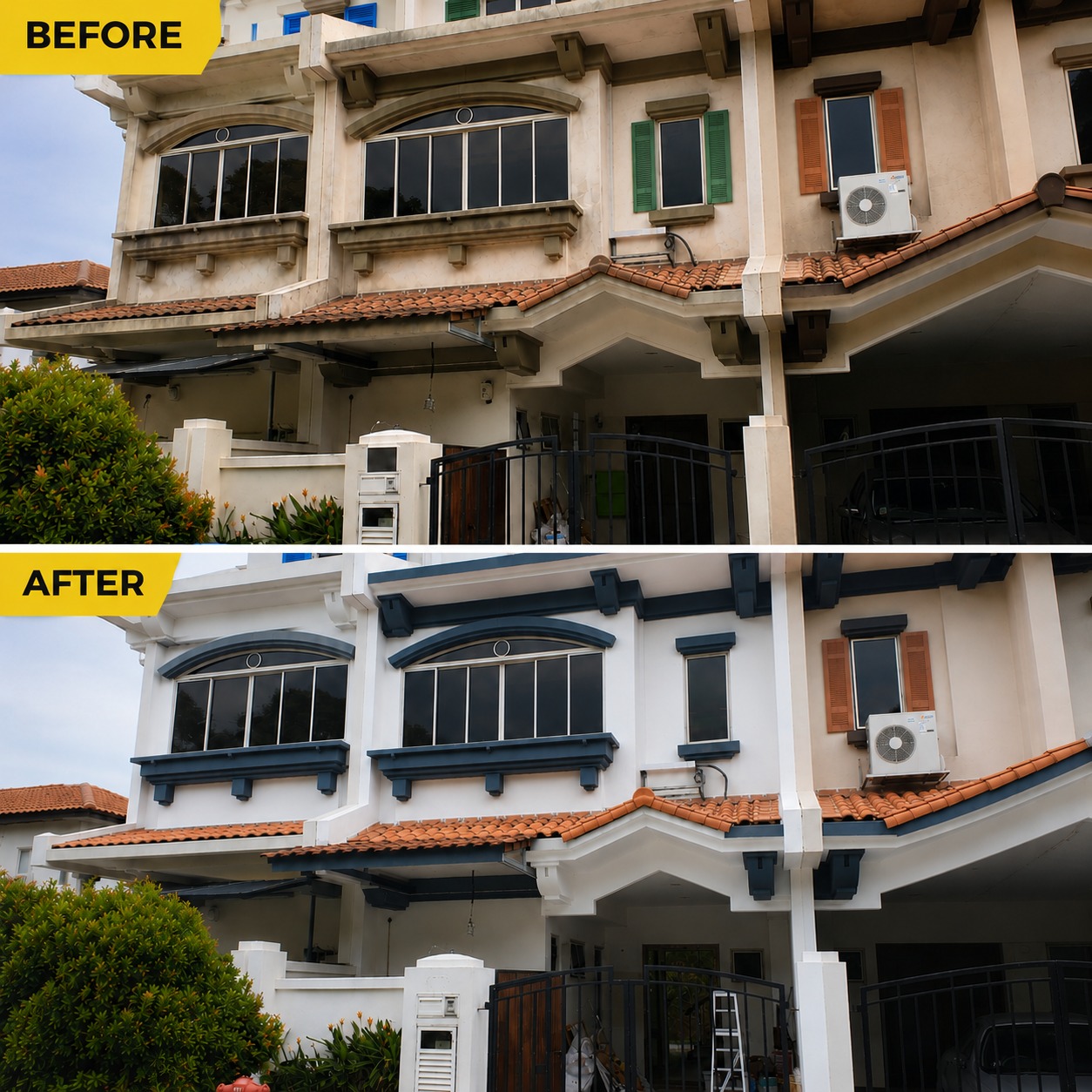 Jalan Sinar Bintang Landed — before and after